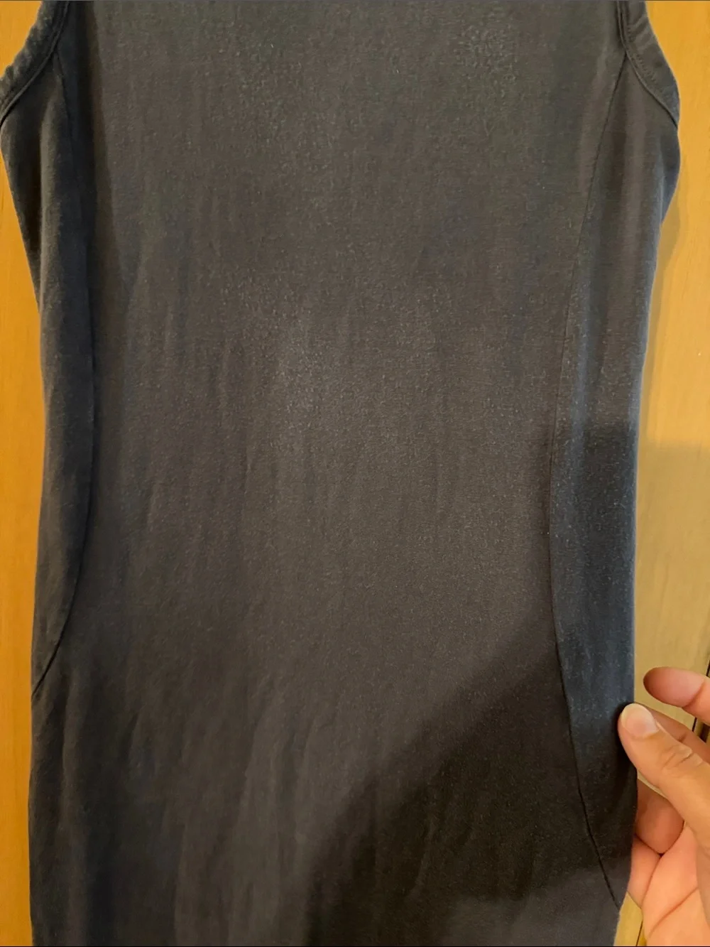 Quince Women’s Tencel Jersey Tank Stretch Maxi Dress Gray Size Medium
